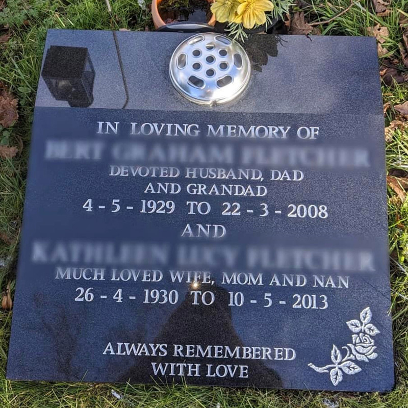 Restored Granite Memorial